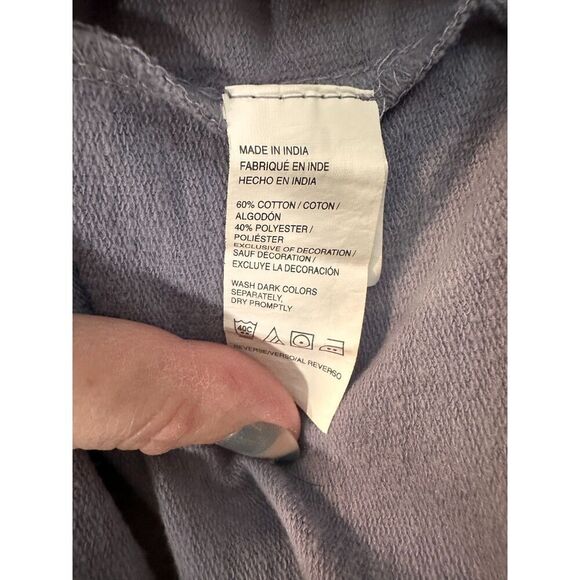 Izod Saltwater 3/4 Pullover Henley Lavender Terry Size Large Men's - Picture 4 of 6